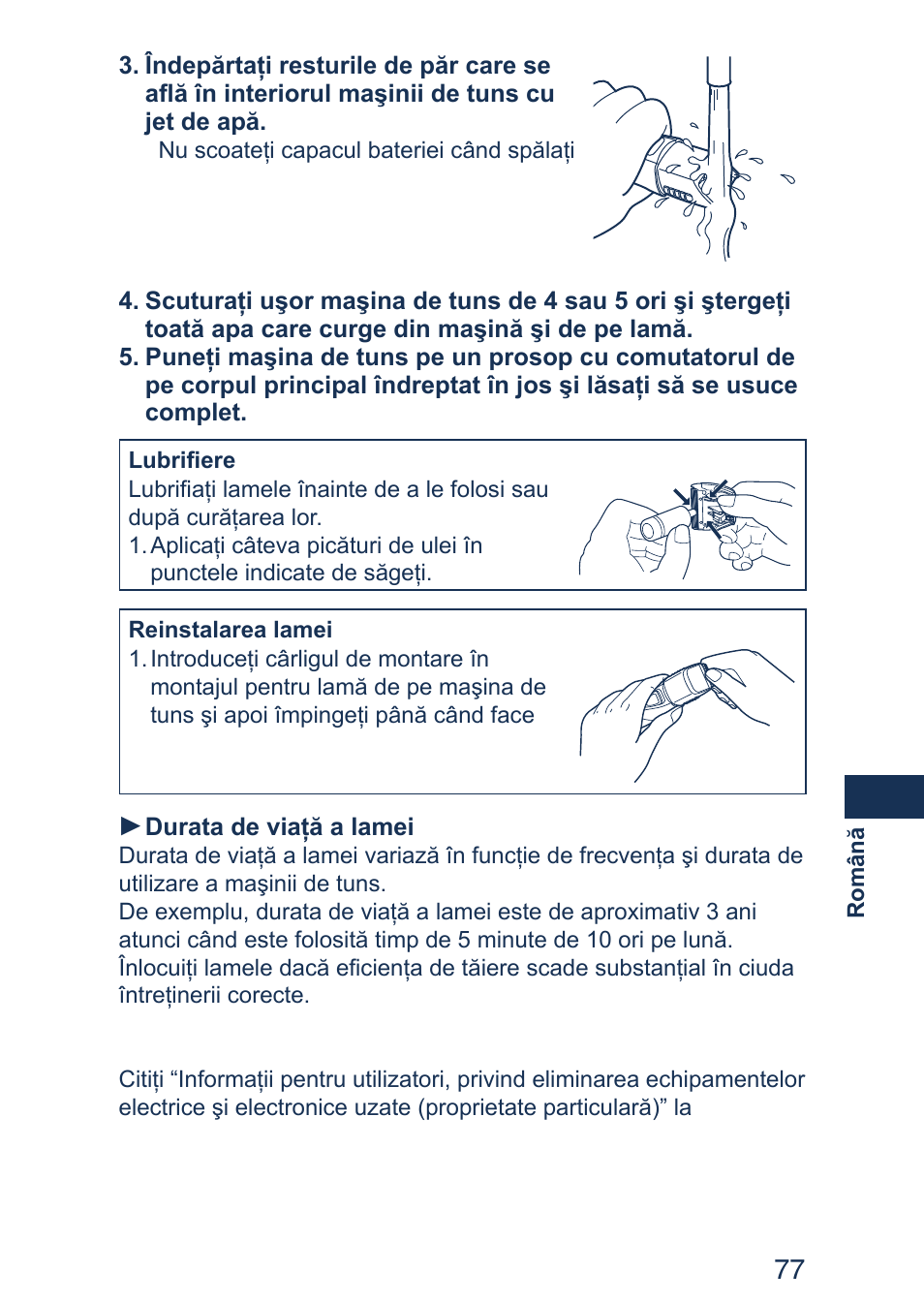 Panasonic ER2403 User Manual | Page 77 / 104