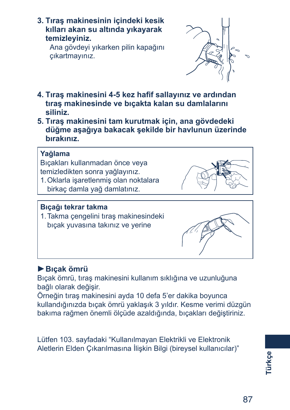 Panasonic ER2403 User Manual | Page 87 / 104