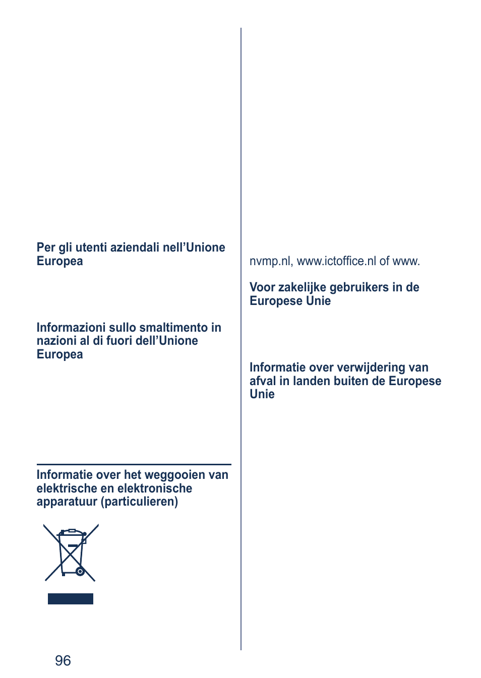 Nederlands | Panasonic ER2403 User Manual | Page 96 / 104