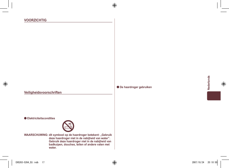 Panasonic EH5264 User Manual | Page 17 / 72