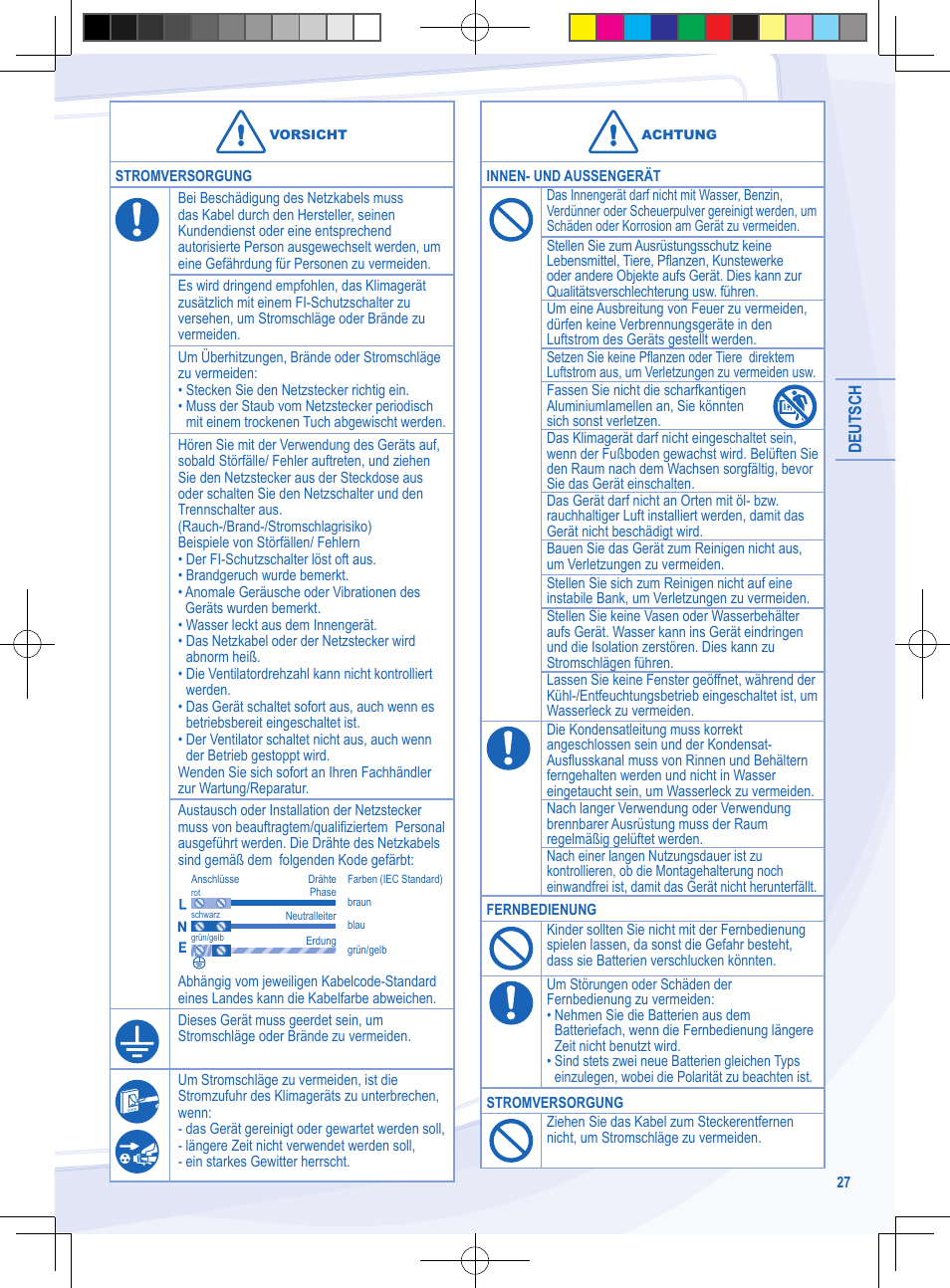 Panasonic CSYE18MKE User Manual | Page 27 / 72