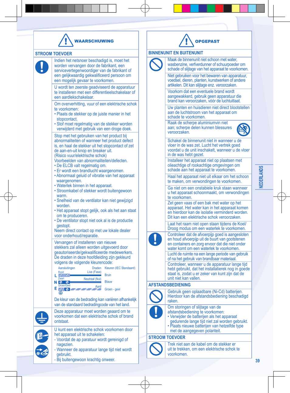 Panasonic CSYE18MKE User Manual | Page 39 / 72