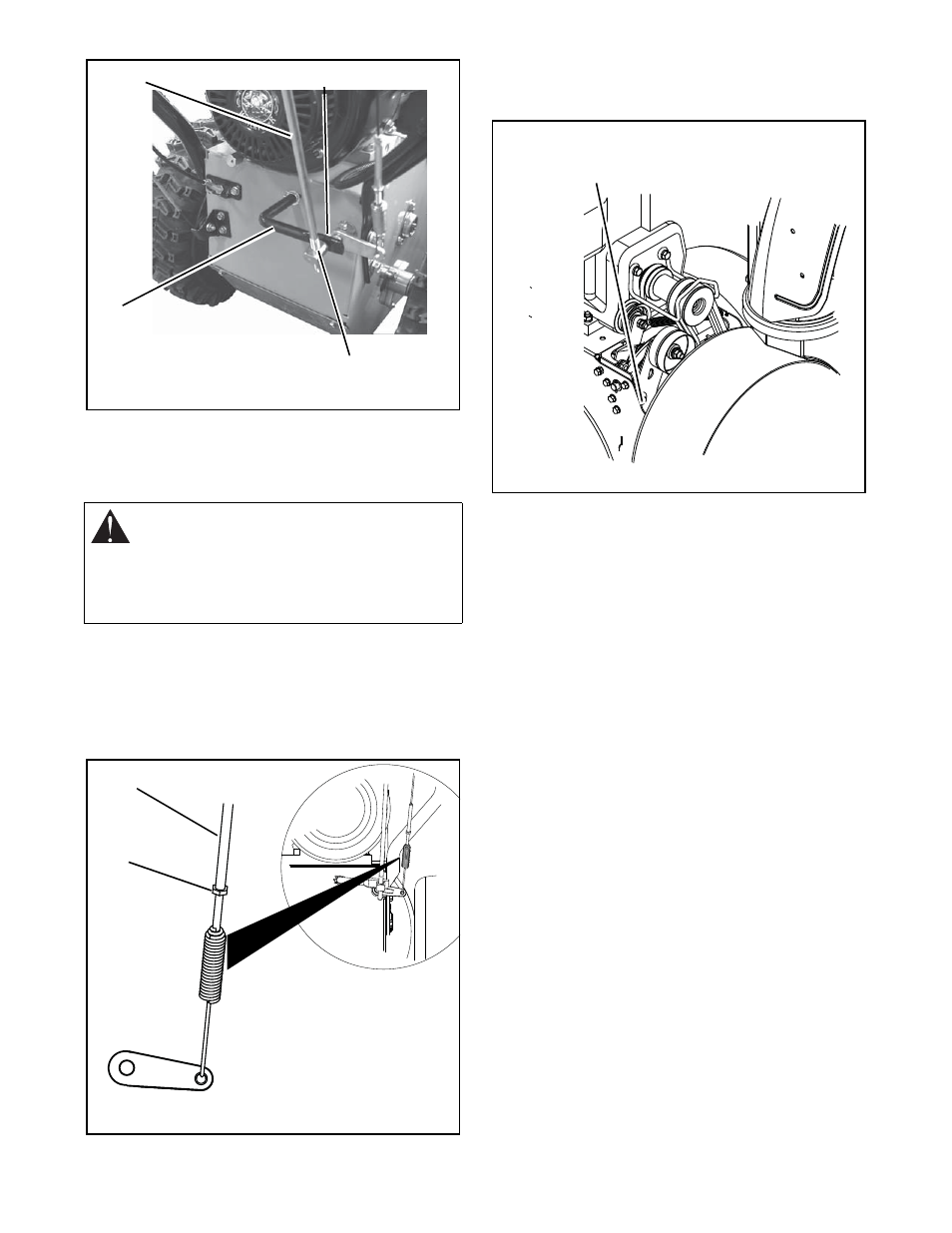 Attachment, Attachment clutch/brake adjustment | Ariens Sno-Thro 921001 - ST824E User Manual | Page 24 / 34