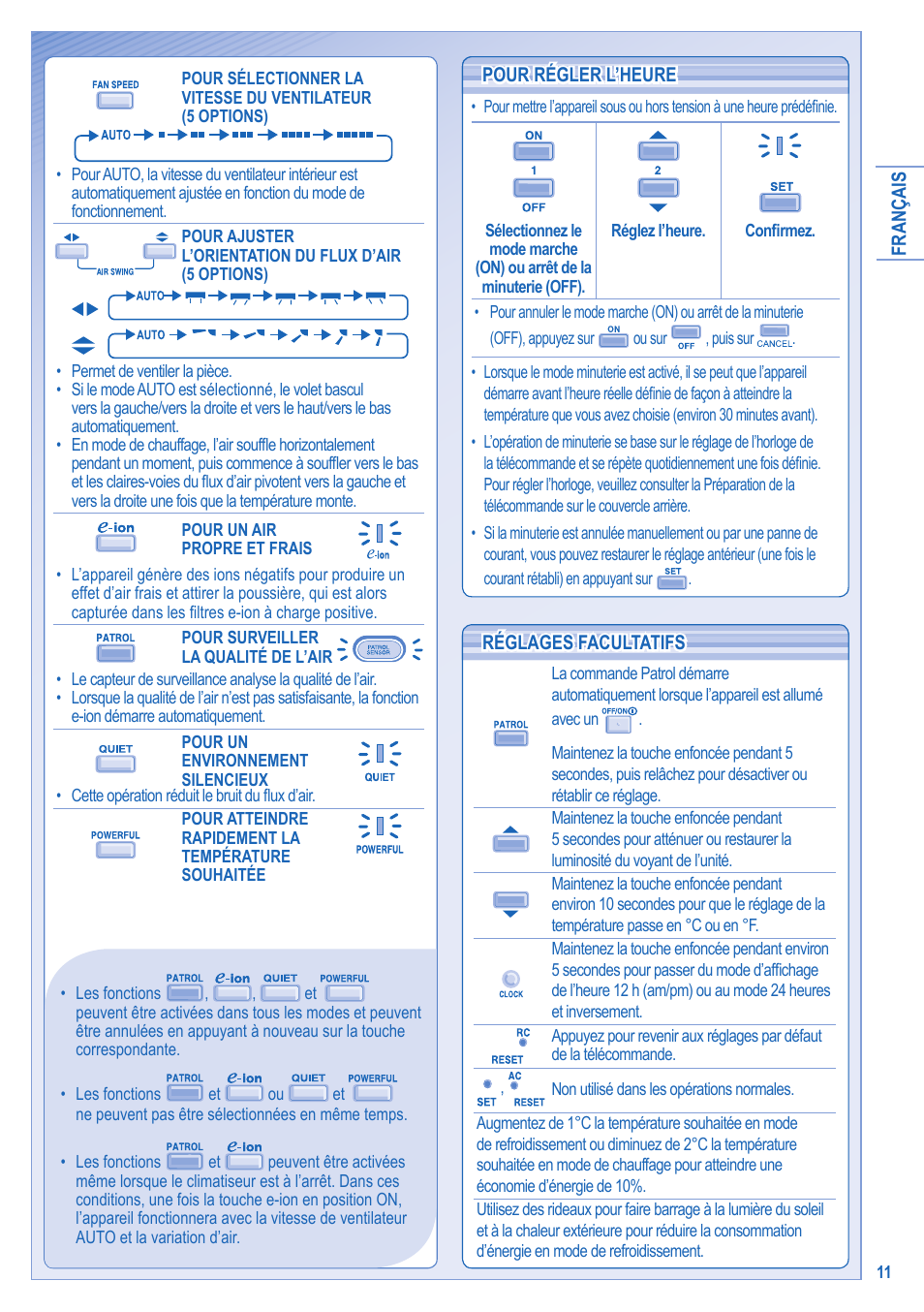 Panasonic CUE21HKE User Manual | Page 11 / 56