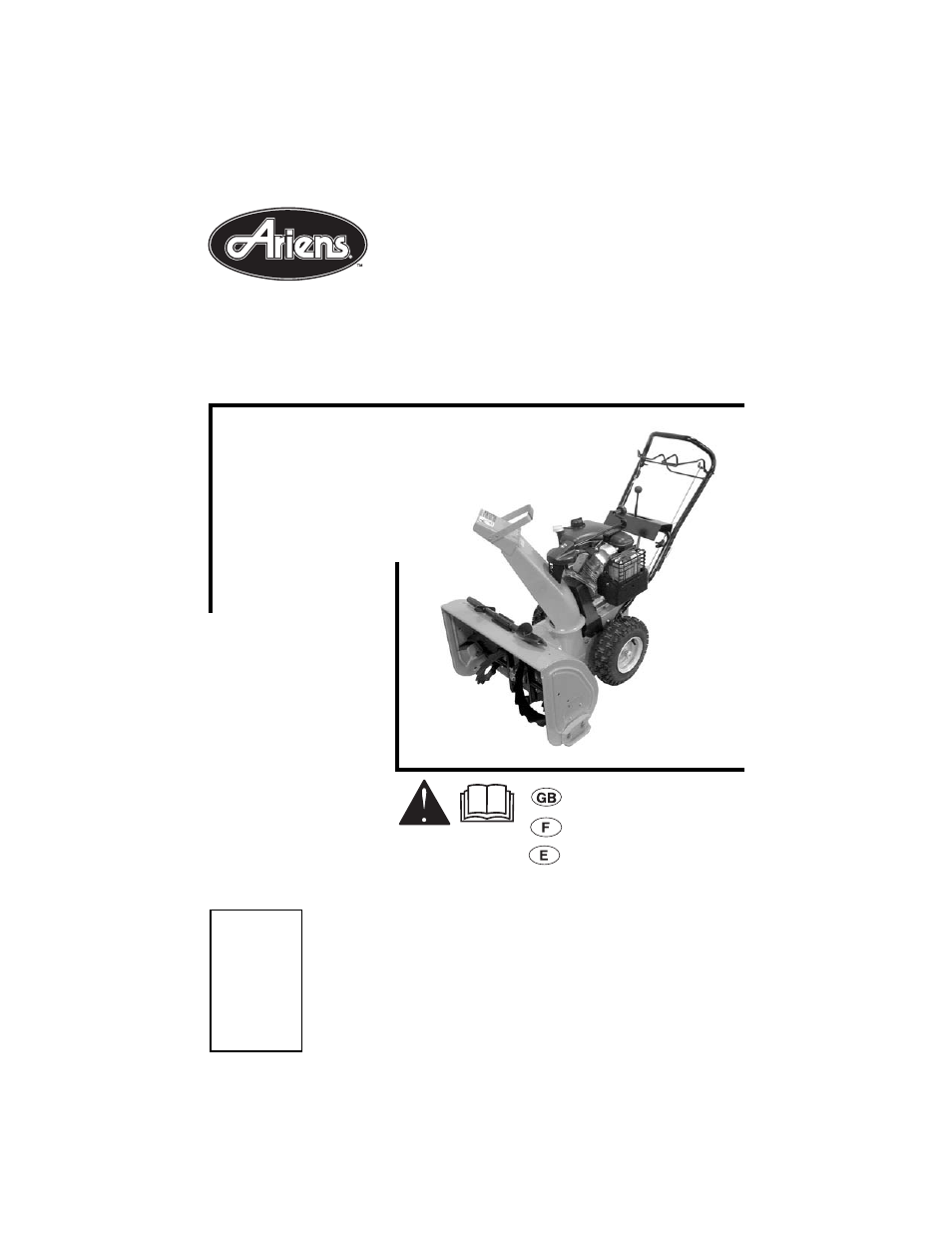 Ariens SNO-THRO 932507 - 520  EU User Manual | 31 pages
