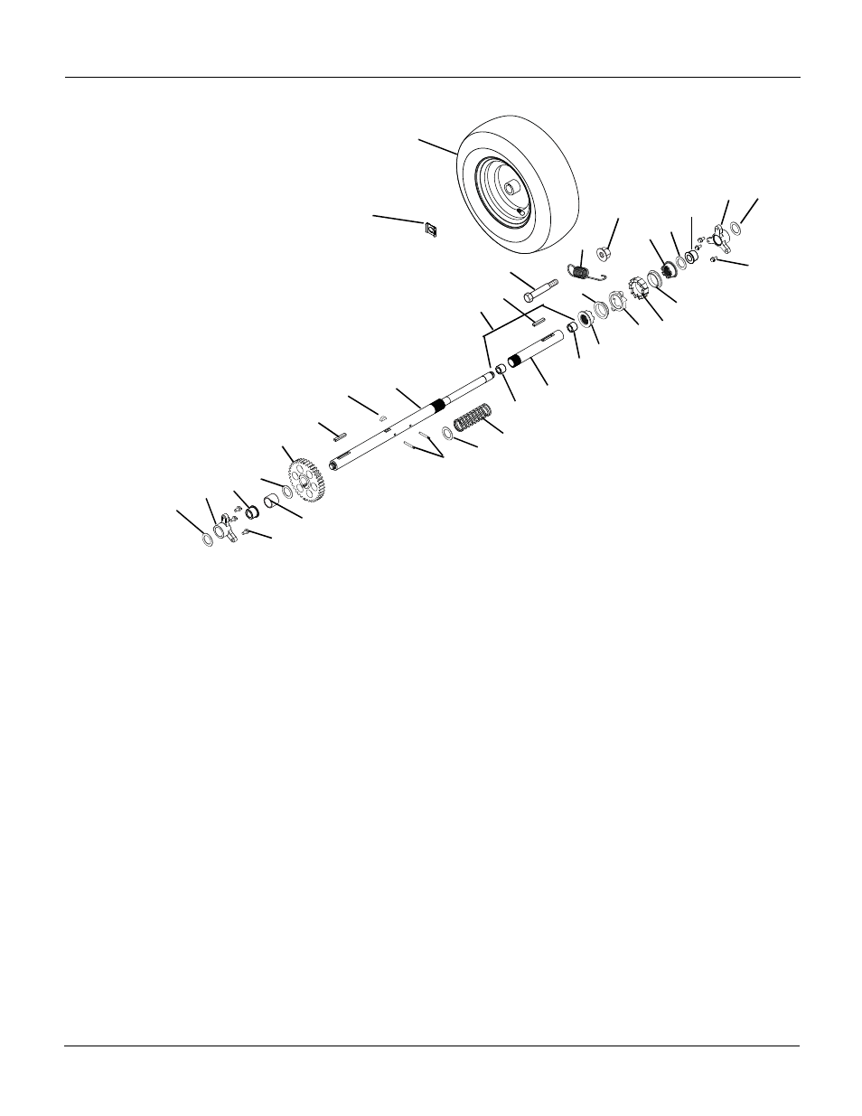 Wheels and axles, Heels, Xles | Ariens Sno-Thro 921001 - ST824E User Manual | Page 11 / 28