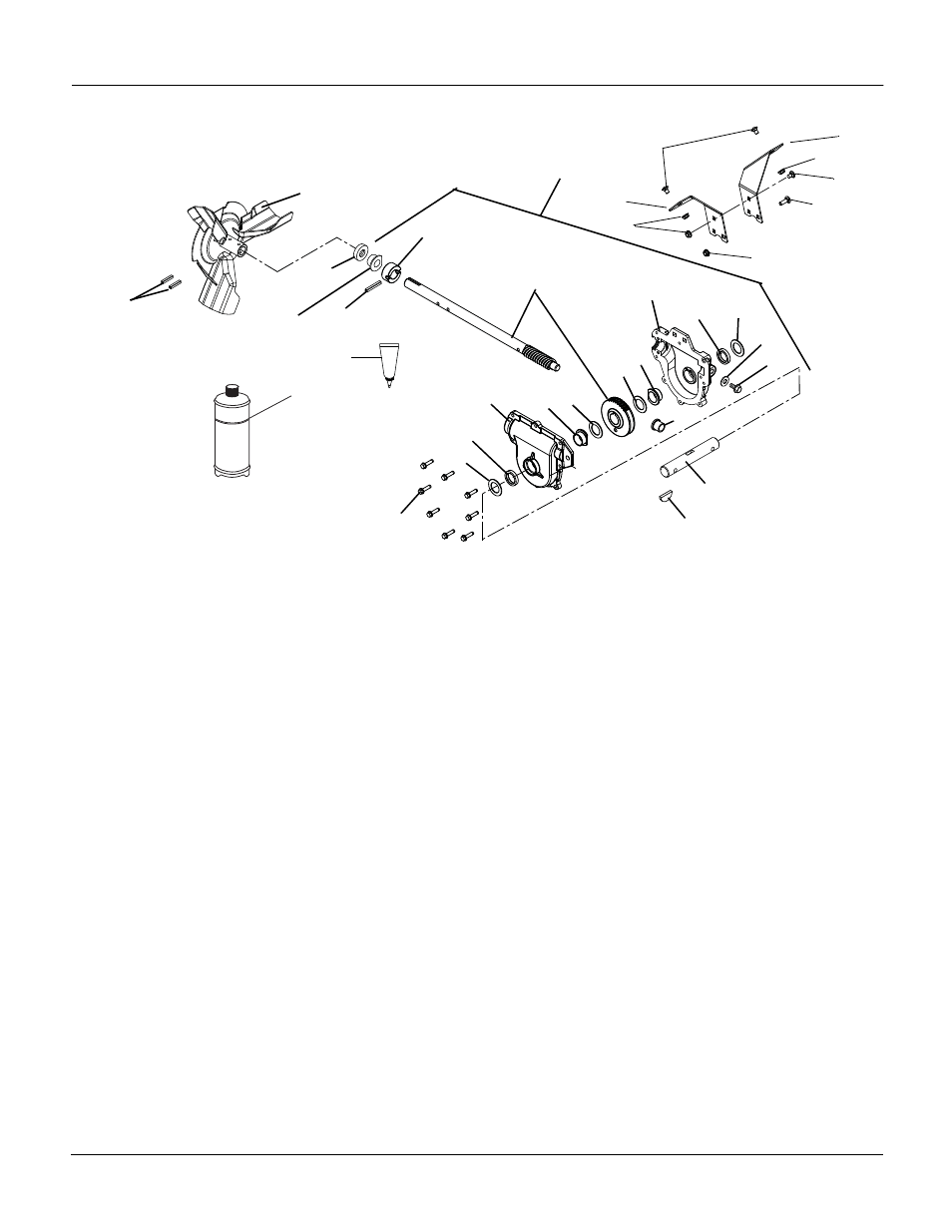 Gear case-aluminum, Luminum | Ariens Sno-Thro 921001 - ST824E User Manual | Page 21 / 28