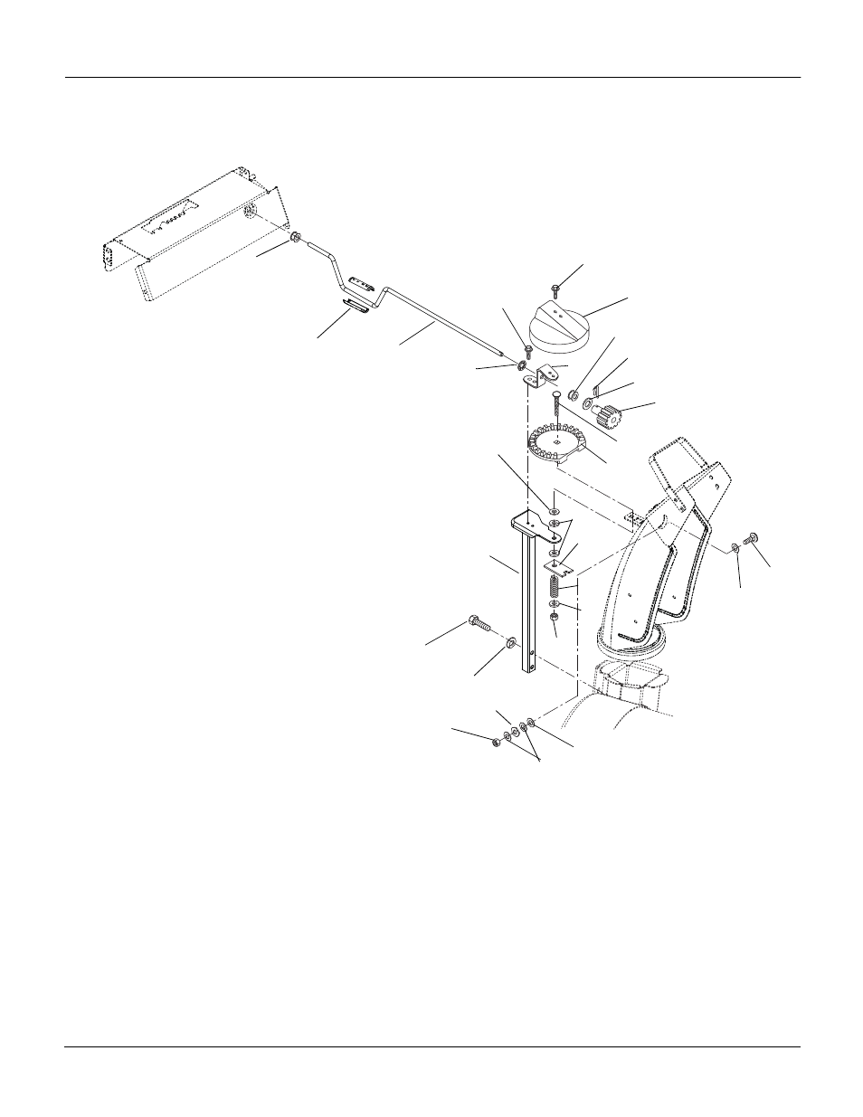 Discharge chute, Ischarge, Hute | Ariens Sno-Thro 921001 - ST824E User Manual | Page 22 / 28
