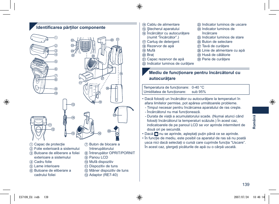 Panasonic ES7109 User Manual | Page 139 / 184