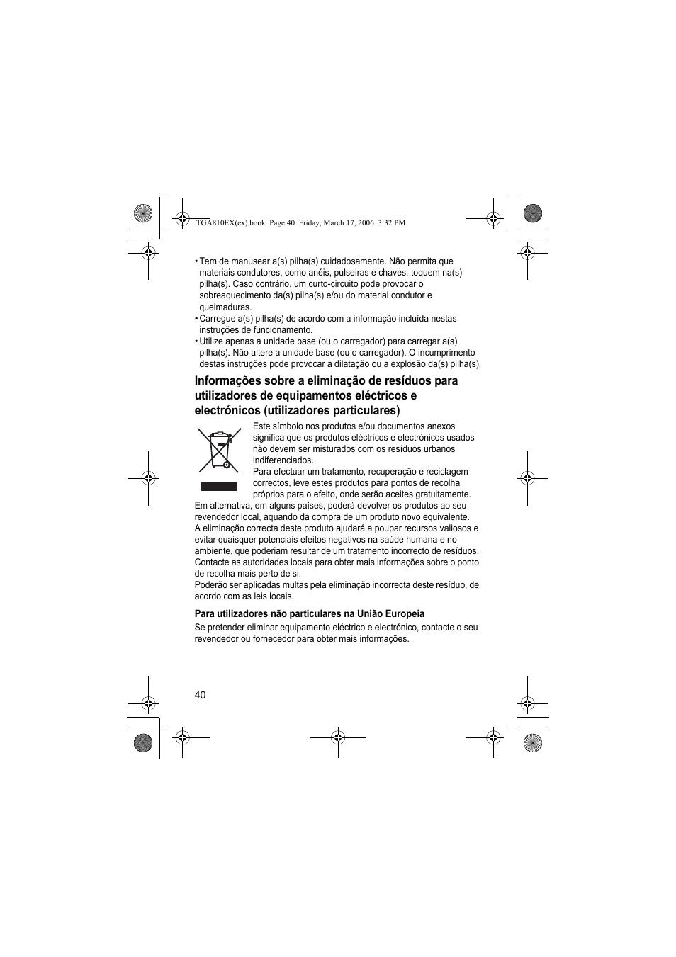 Panasonic KXTGA810EX User Manual | Page 40 / 76