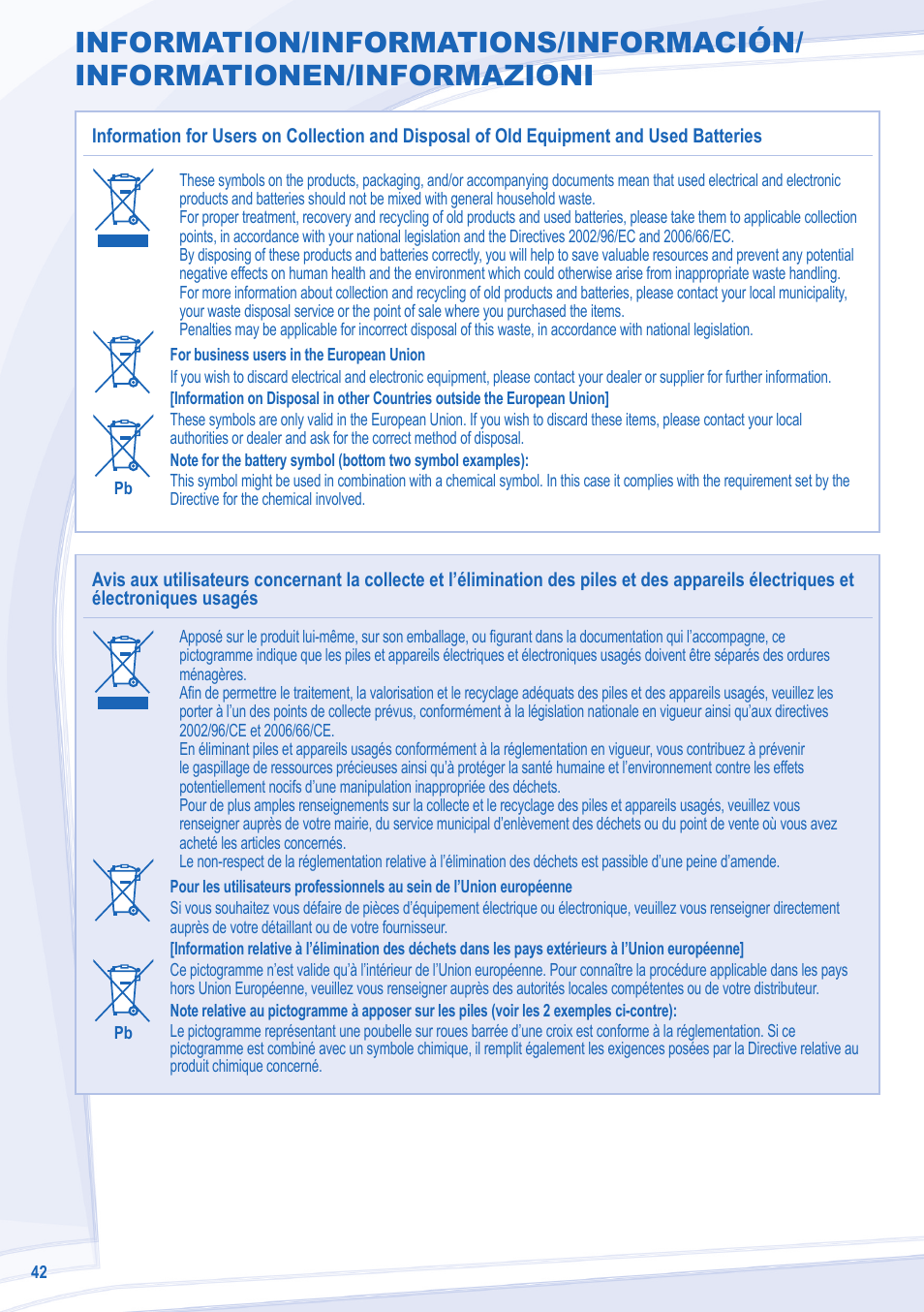 Panasonic CU3E18LBE User Manual | Page 42 / 44