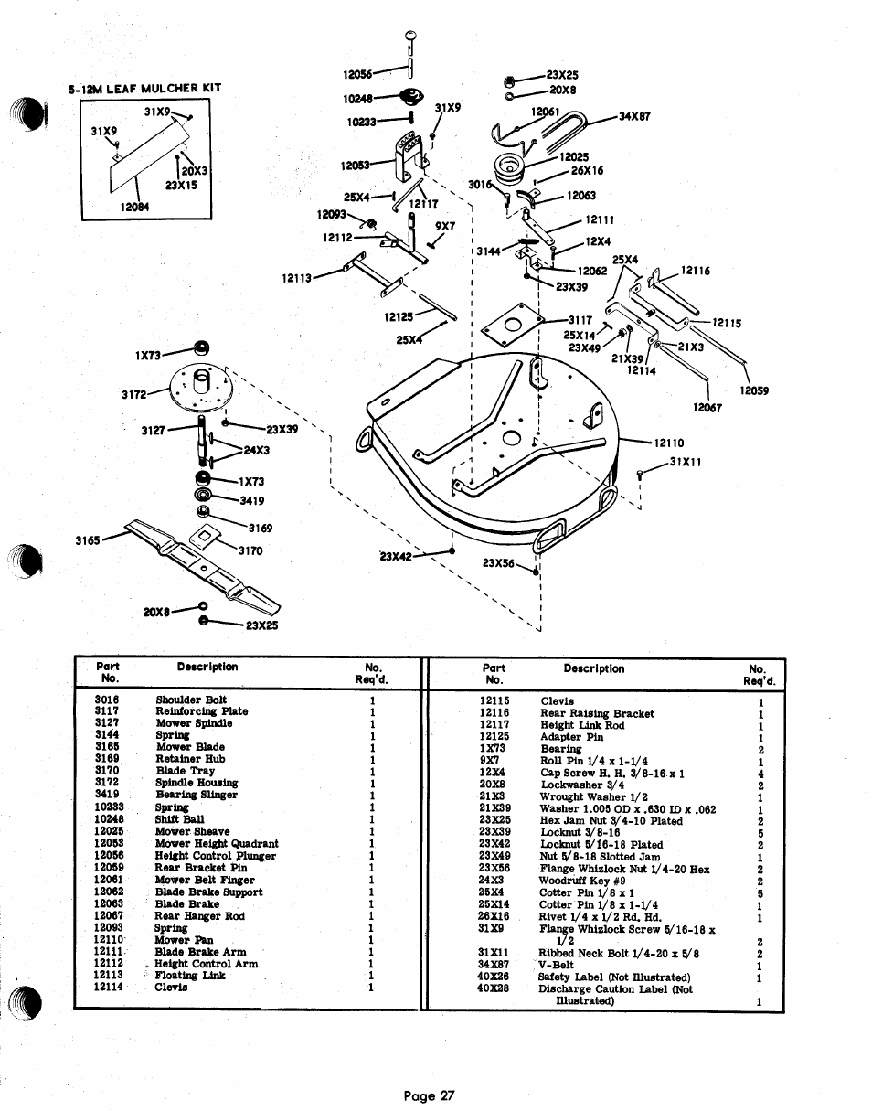 Page 27 | Ariens FAIRWAY PM 12000 User Manual | Page 27 / 37