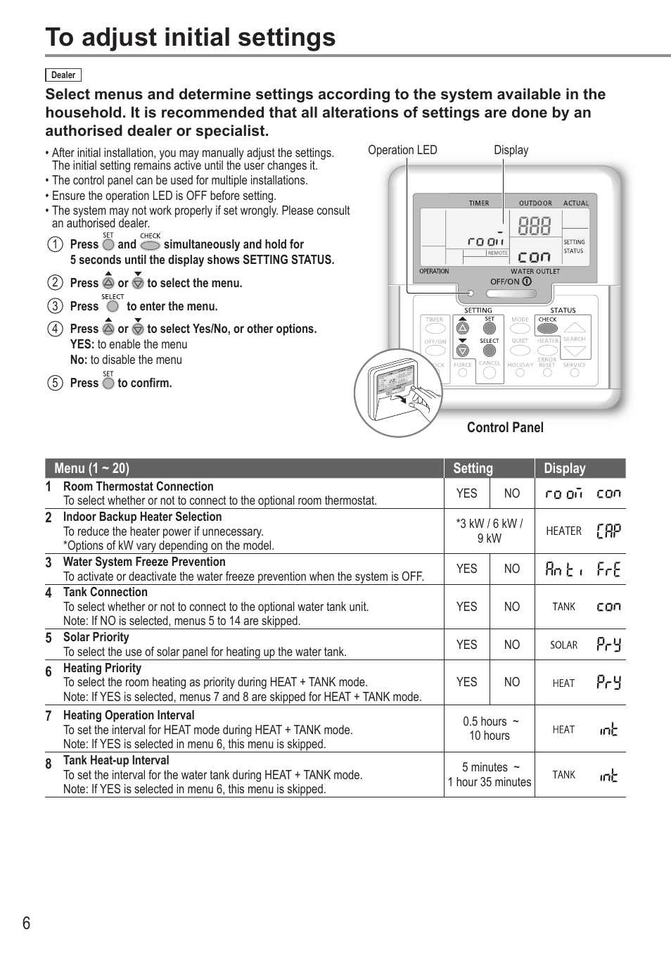 Panasonic WHUH12FE5 User Manual | Page 6 / 100