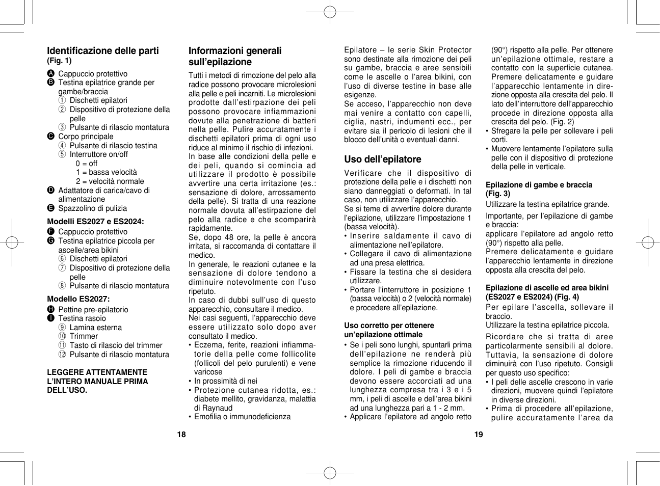 Panasonic ES2023 User Manual | Page 10 / 34