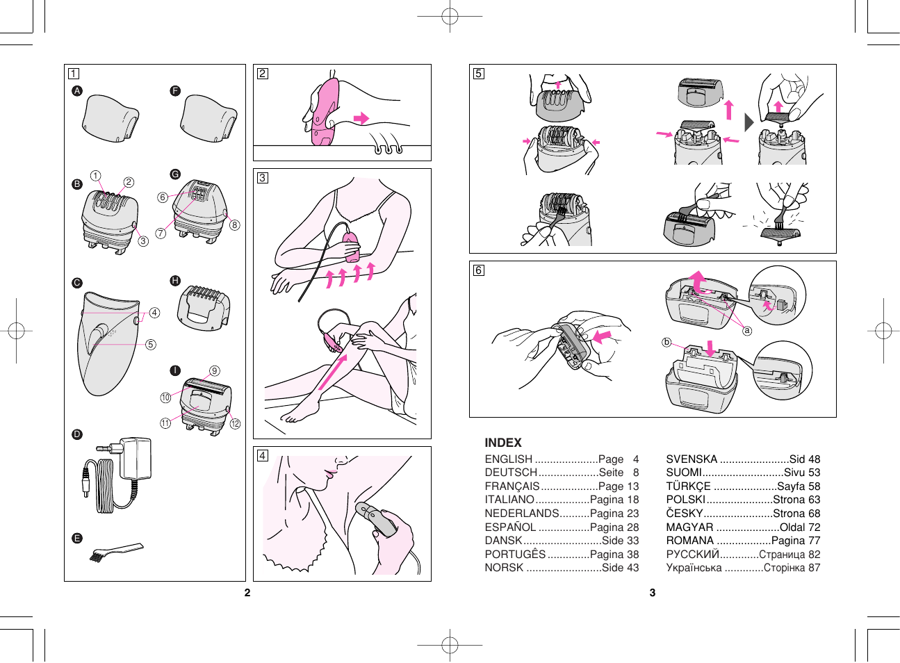 Panasonic ES2023 User Manual | Page 2 / 34