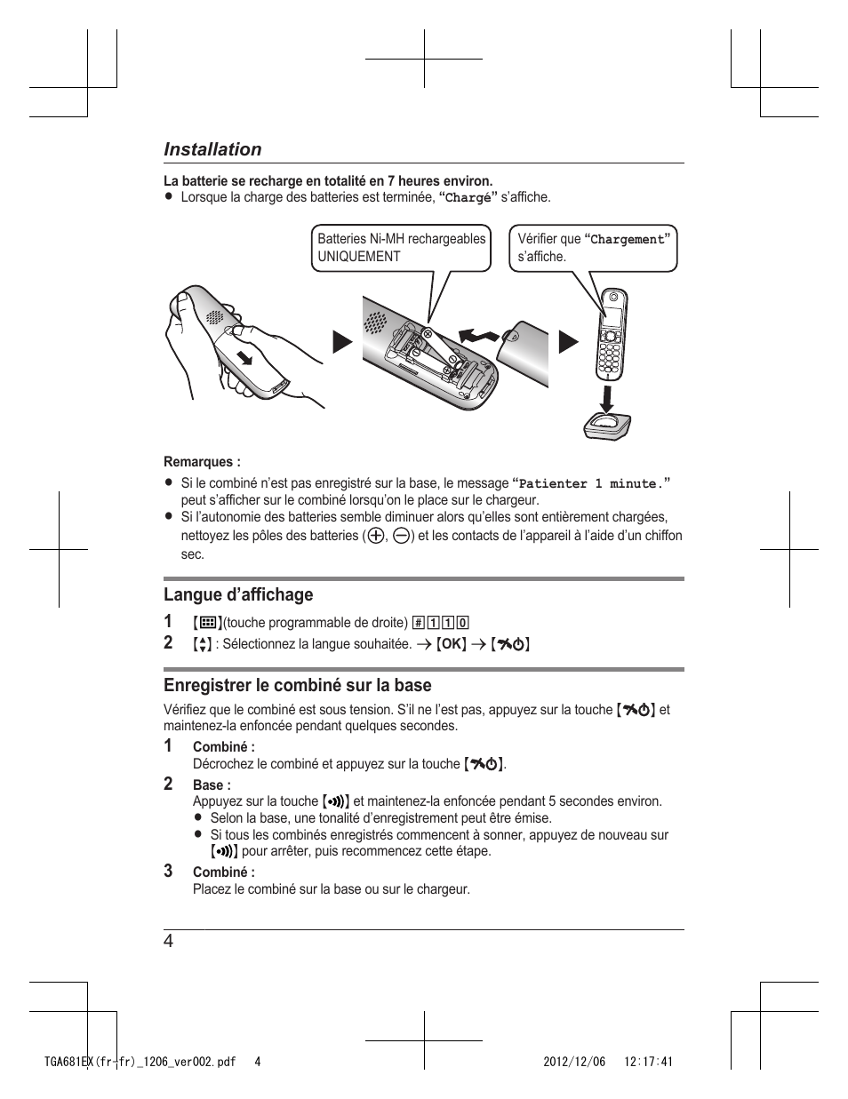 Panasonic KXTGA785EX User Manual | Page 20 / 112