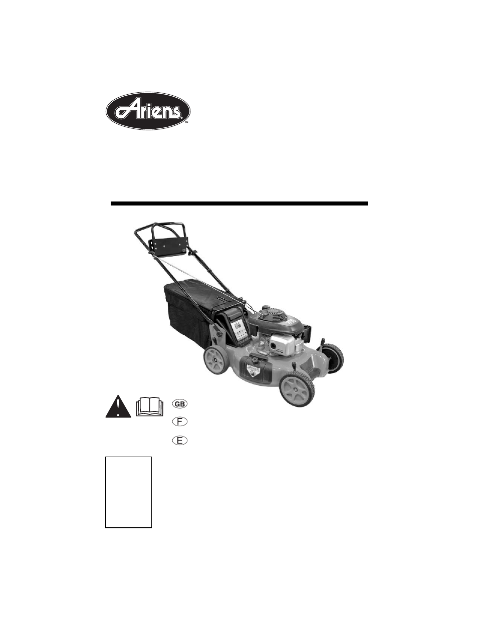Ariens 911110 - P 21LM User Manual | 28 pages