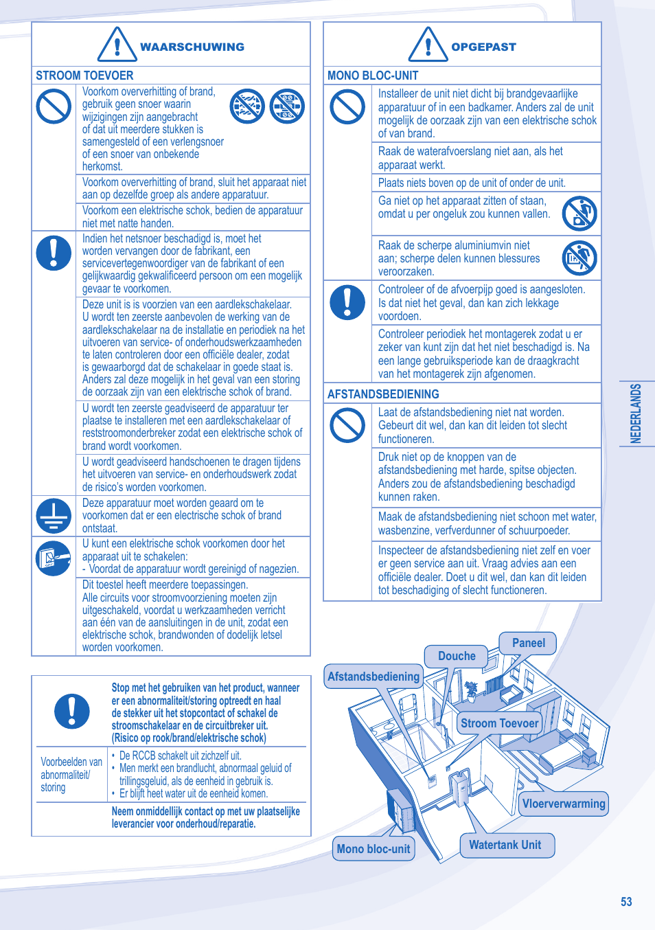 Panasonic WHMDC09C3E8 User Manual | Page 53 / 92
