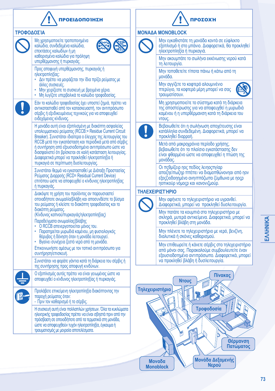 Panasonic WHMDC09E3E5 User Manual | Page 73 / 92