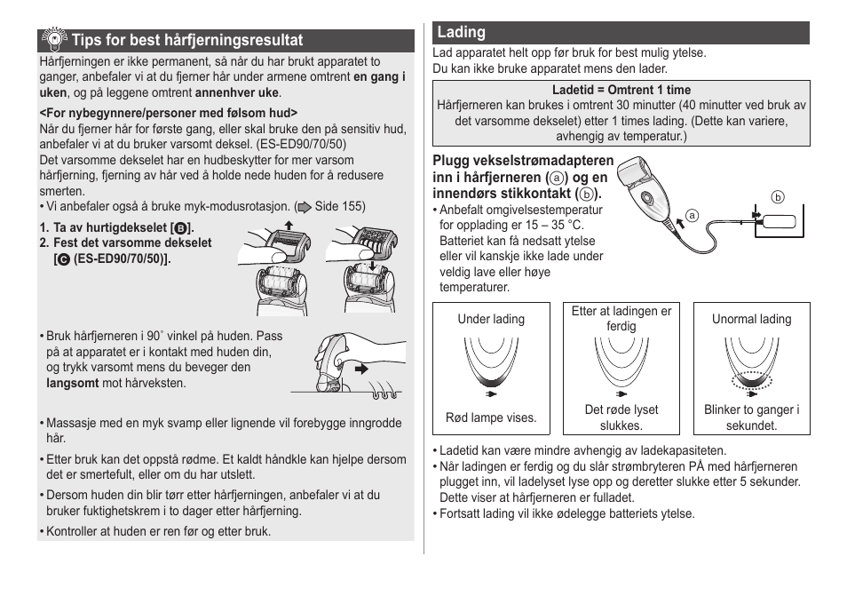 Panasonic ESED20 User Manual | Page 154 / 346