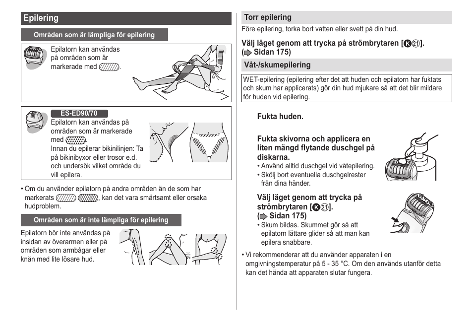 Panasonic ESED20 User Manual | Page 176 / 346