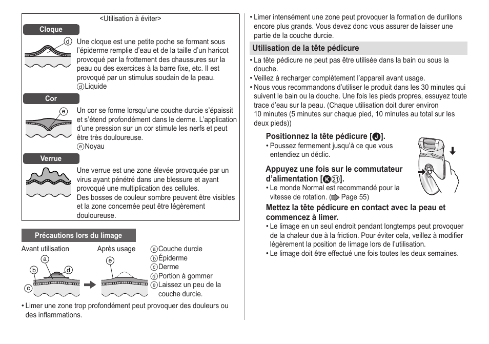 Panasonic ESED20 User Manual | Page 58 / 346