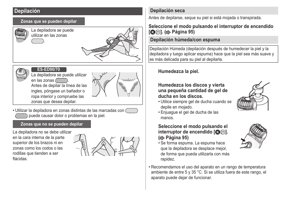 Panasonic ESED20 User Manual | Page 96 / 346