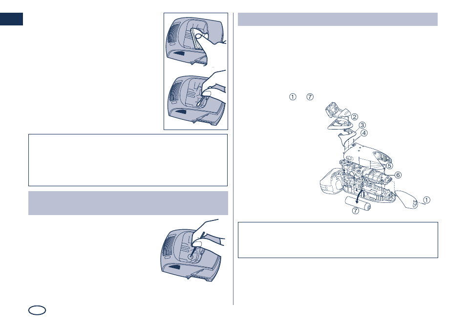 Removing the built-in rechargeable battery | Panasonic ES8249 User Manual | Page 12 / 190