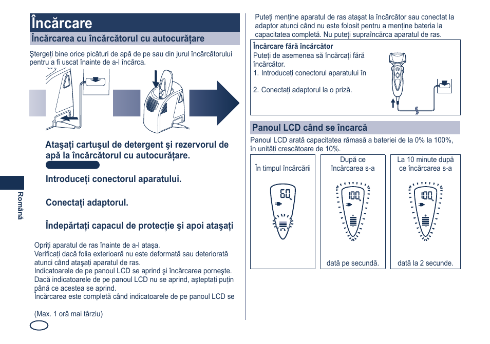 Încărcare | Panasonic ES8249 User Manual | Page 142 / 190