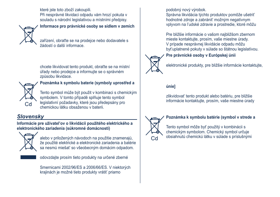 Slovensky | Panasonic ES8249 User Manual | Page 186 / 190