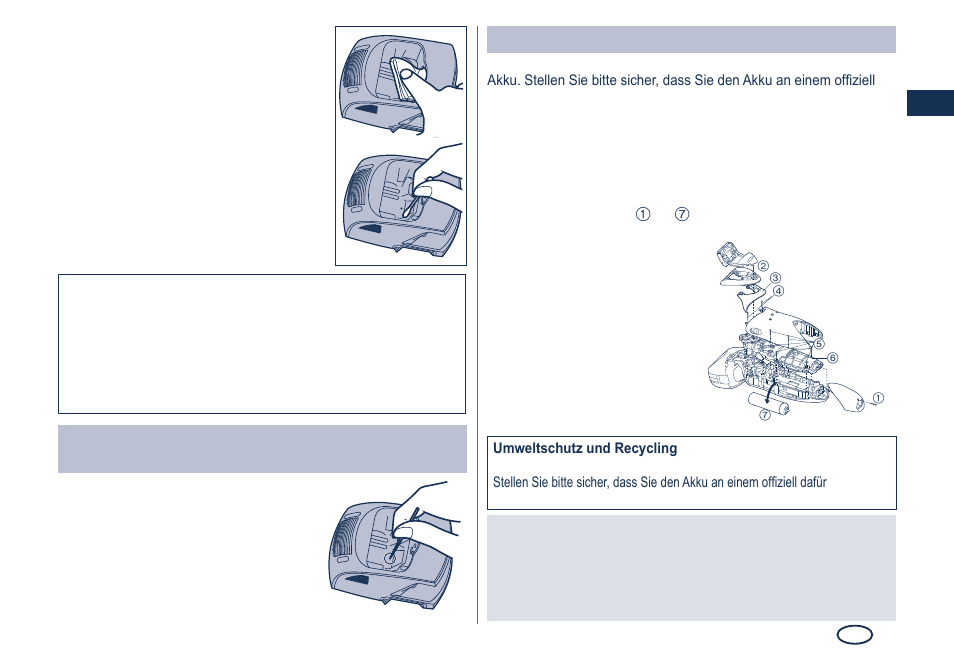 Entnehmen des integrierten akkus | Panasonic ES8249 User Manual | Page 21 / 190