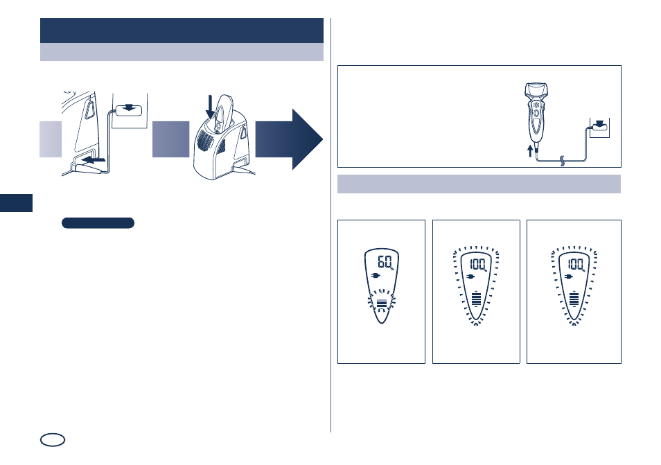 Opladen | Panasonic ES8249 User Manual | Page 42 / 190