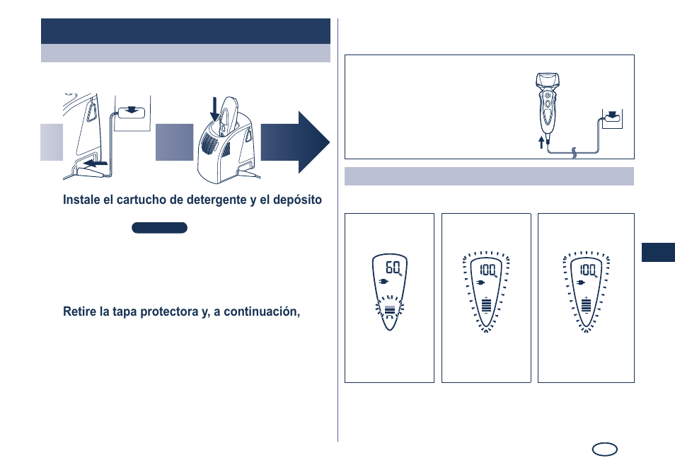 Carga | Panasonic ES8249 User Manual | Page 51 / 190