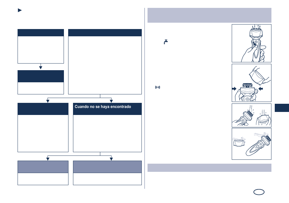 Limpieza con la escobilla | Panasonic ES8249 User Manual | Page 55 / 190