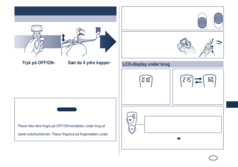 Brug | Panasonic ES8249 User Manual | Page 61 / 190