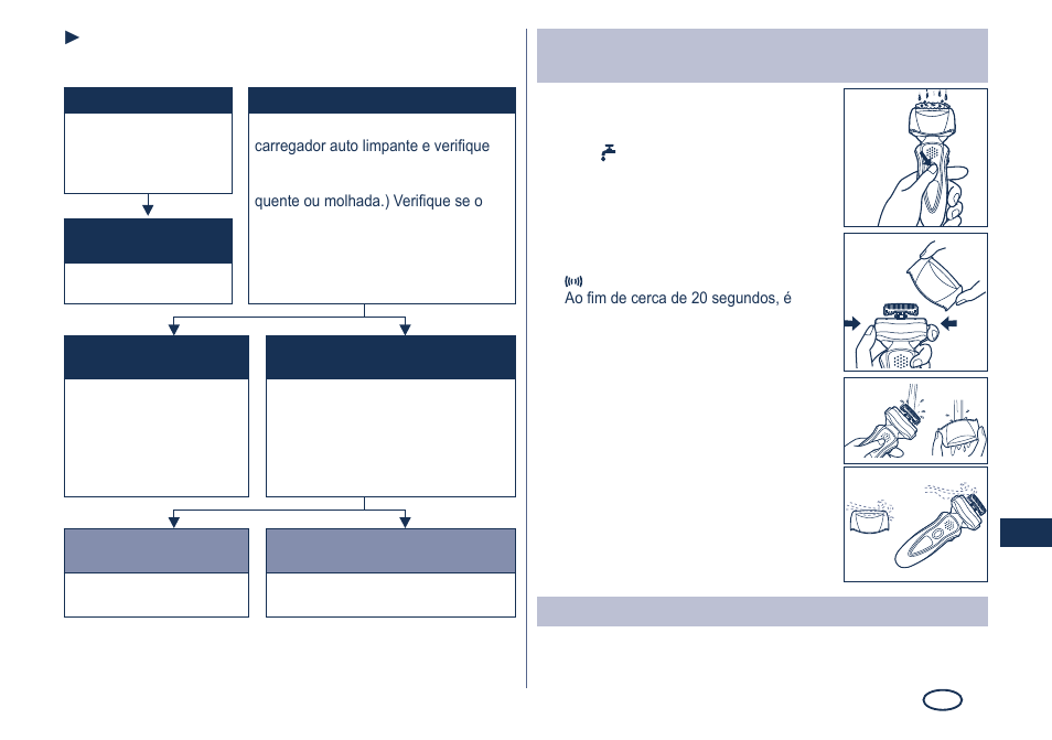 Limpeza com o pincel | Panasonic ES8249 User Manual | Page 73 / 190