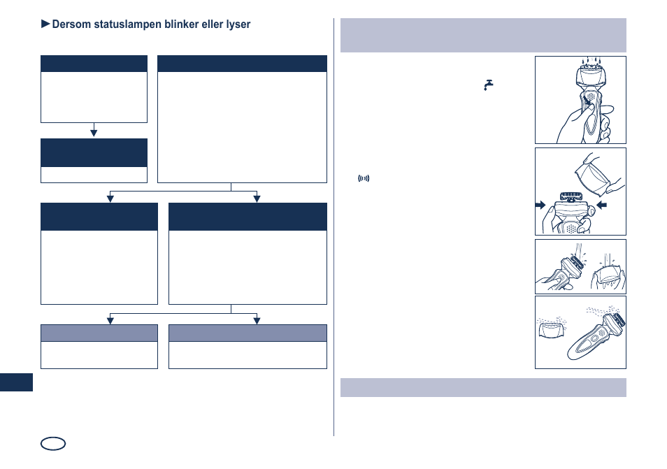 Rengjøring med børste | Panasonic ES8249 User Manual | Page 82 / 190