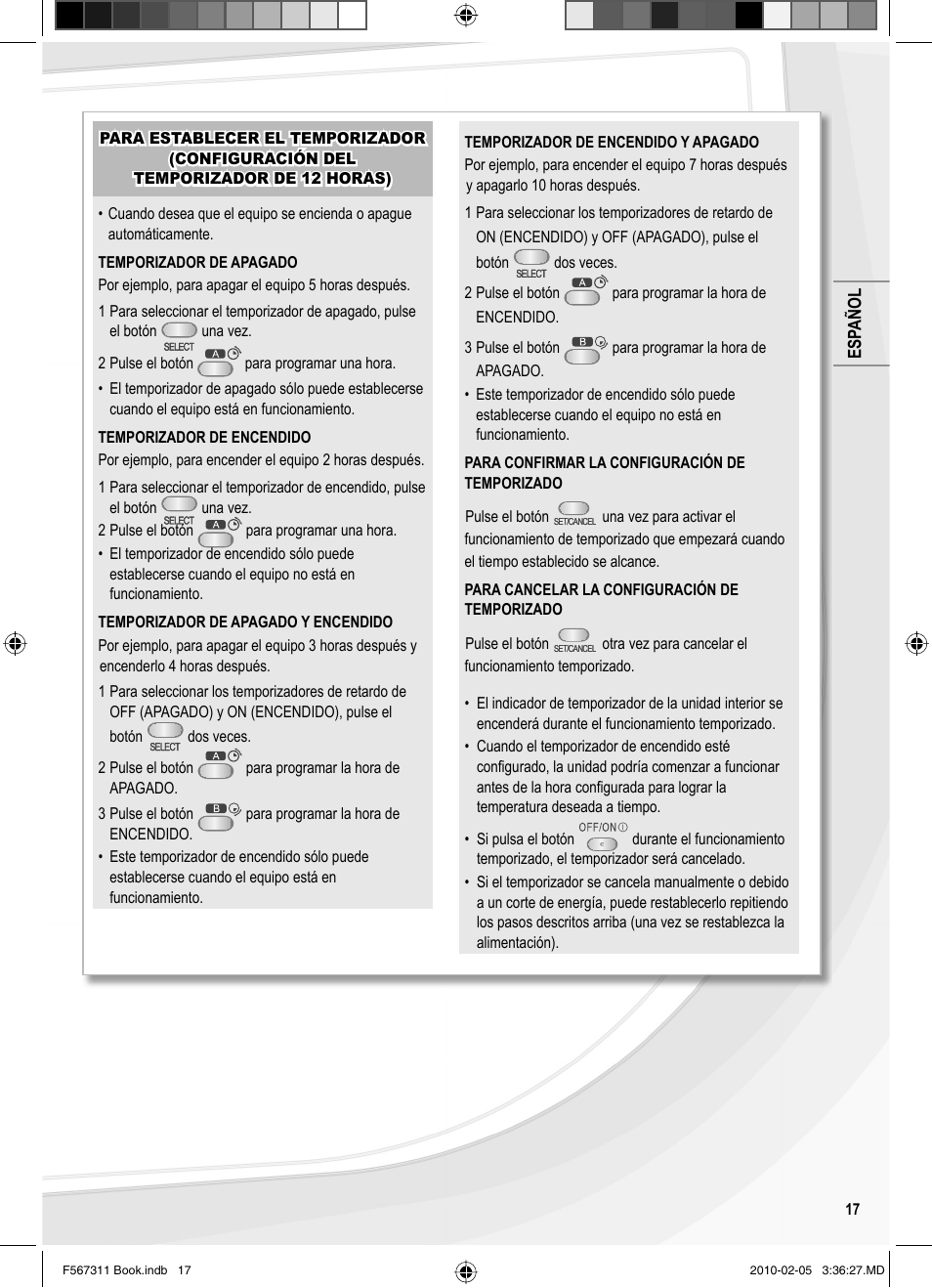 Panasonic CSRE9JKE1 User Manual | Page 17 / 64