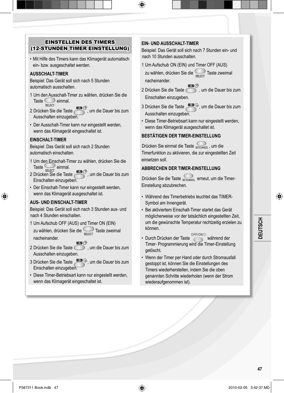 Panasonic CSRE9JKE1 User Manual | Page 47 / 64