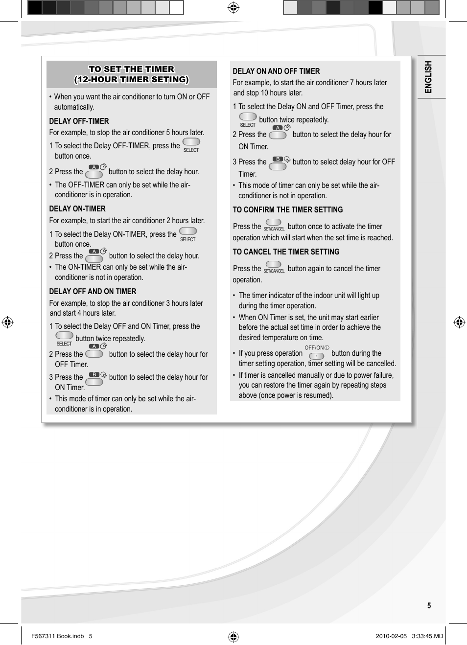 Panasonic CSRE9JKE1 User Manual | Page 5 / 64