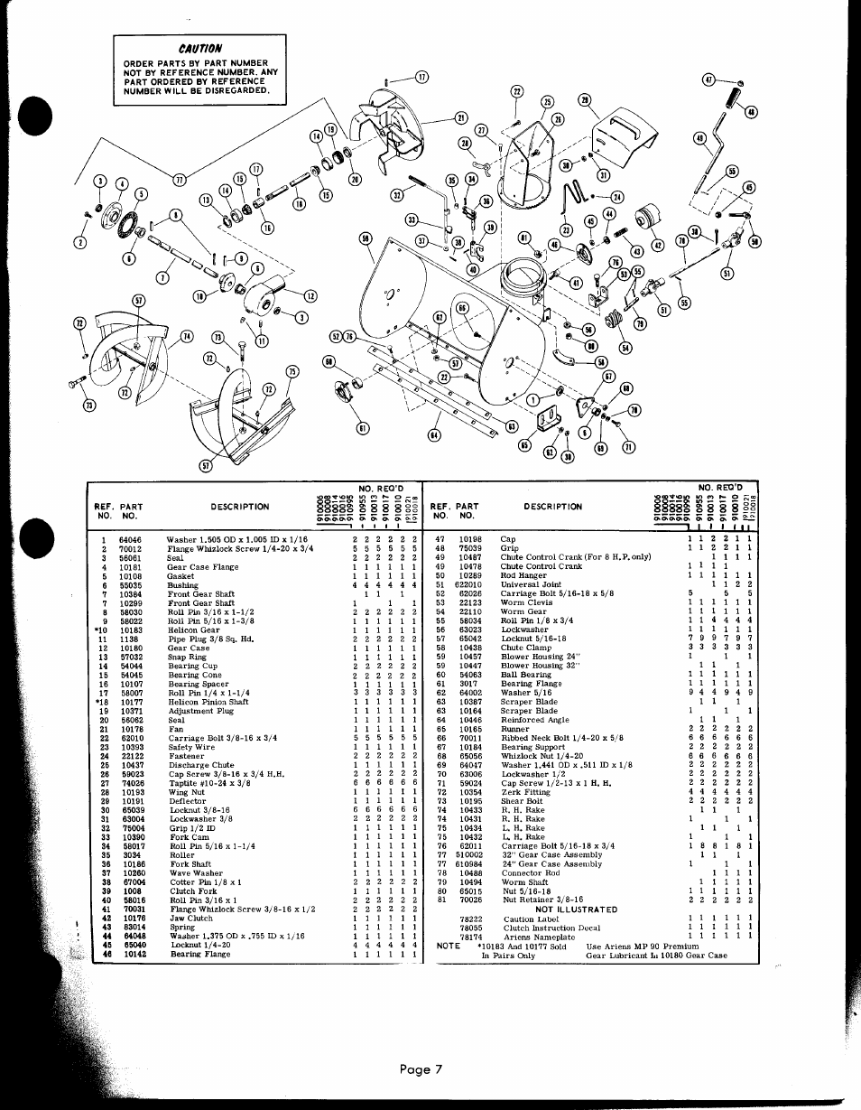 L i l i | Ariens PRM-10000 User Manual | Page 7 / 48