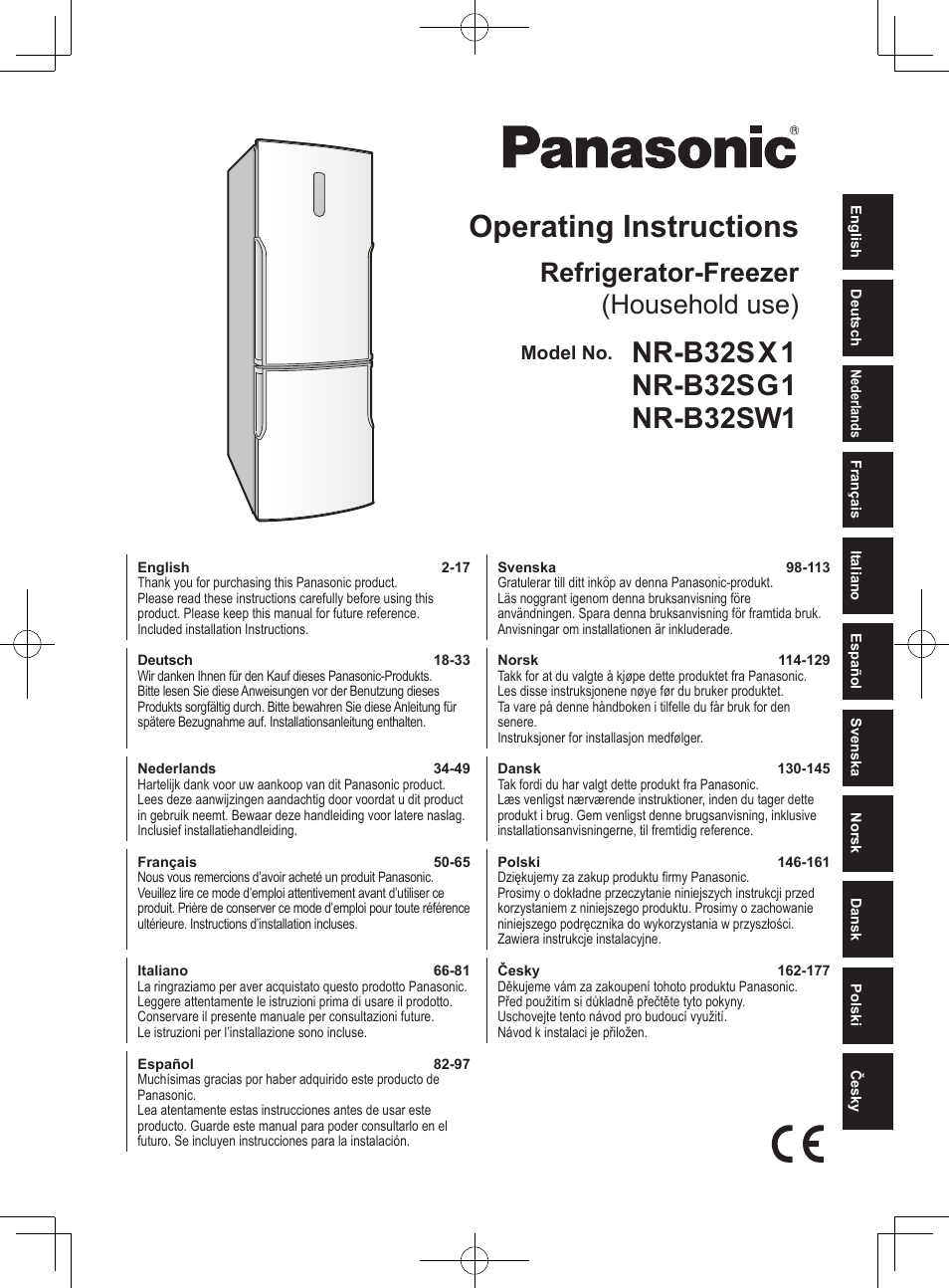 Panasonic NRB32SW1 User Manual | 180 pages