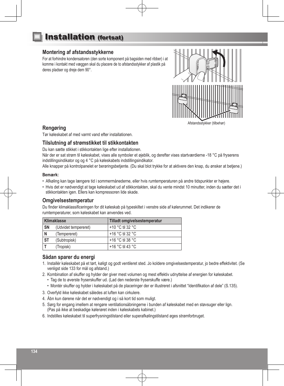 Installation | Panasonic NRB32SW1 User Manual | Page 134 / 180