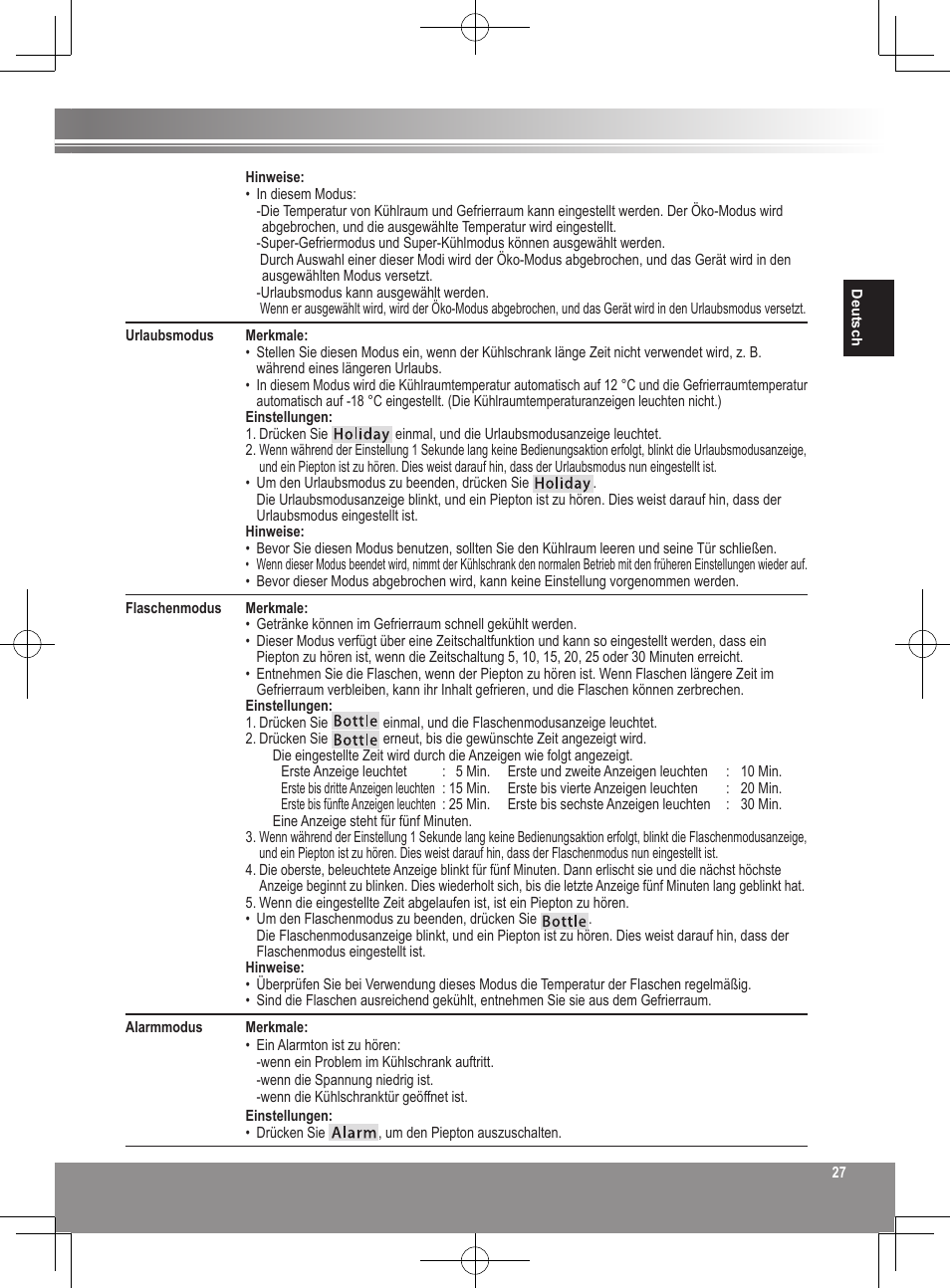 Panasonic NRB32SW1 User Manual | Page 27 / 180