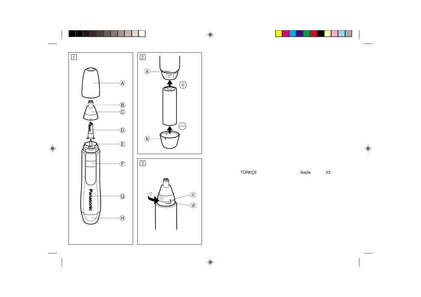 Panasonic ER412 User Manual | Page 3 / 25