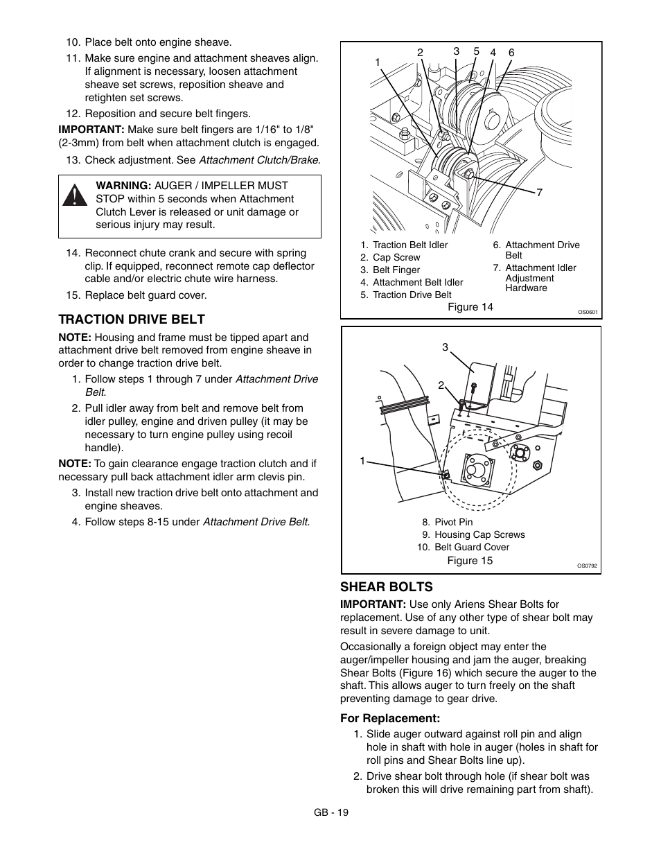 Ariens SNO-THRO 924333 - 1024 User Manual | Page 19 / 25