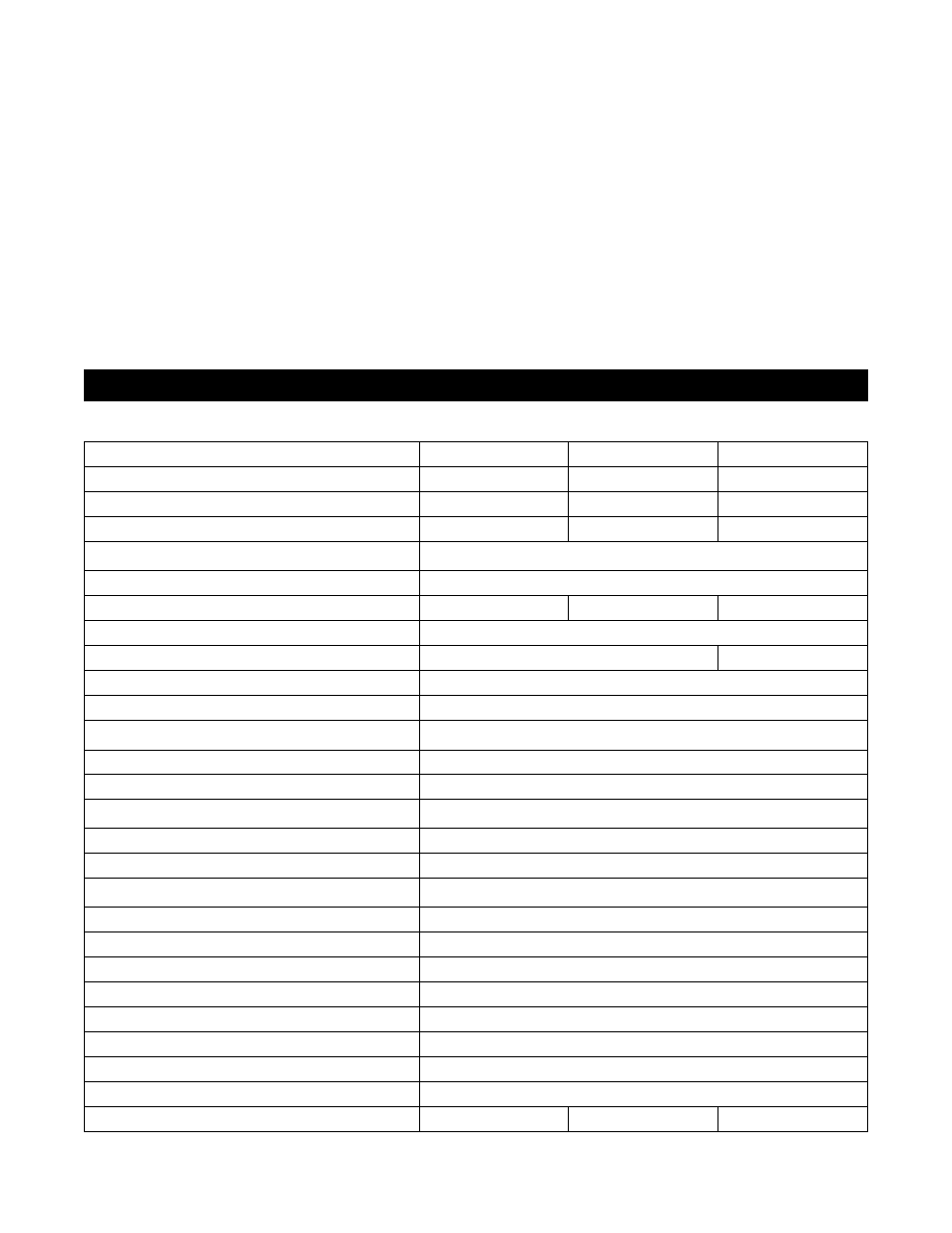 Specifications | Ariens 939 SNO-THRO 939001 User Manual | Page 10 / 33