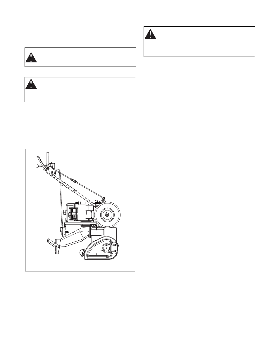 2 service position, 3 stopping in an emergency, 4 starting and shutting off | Ariens 939 SNO-THRO 939001 User Manual | Page 12 / 33