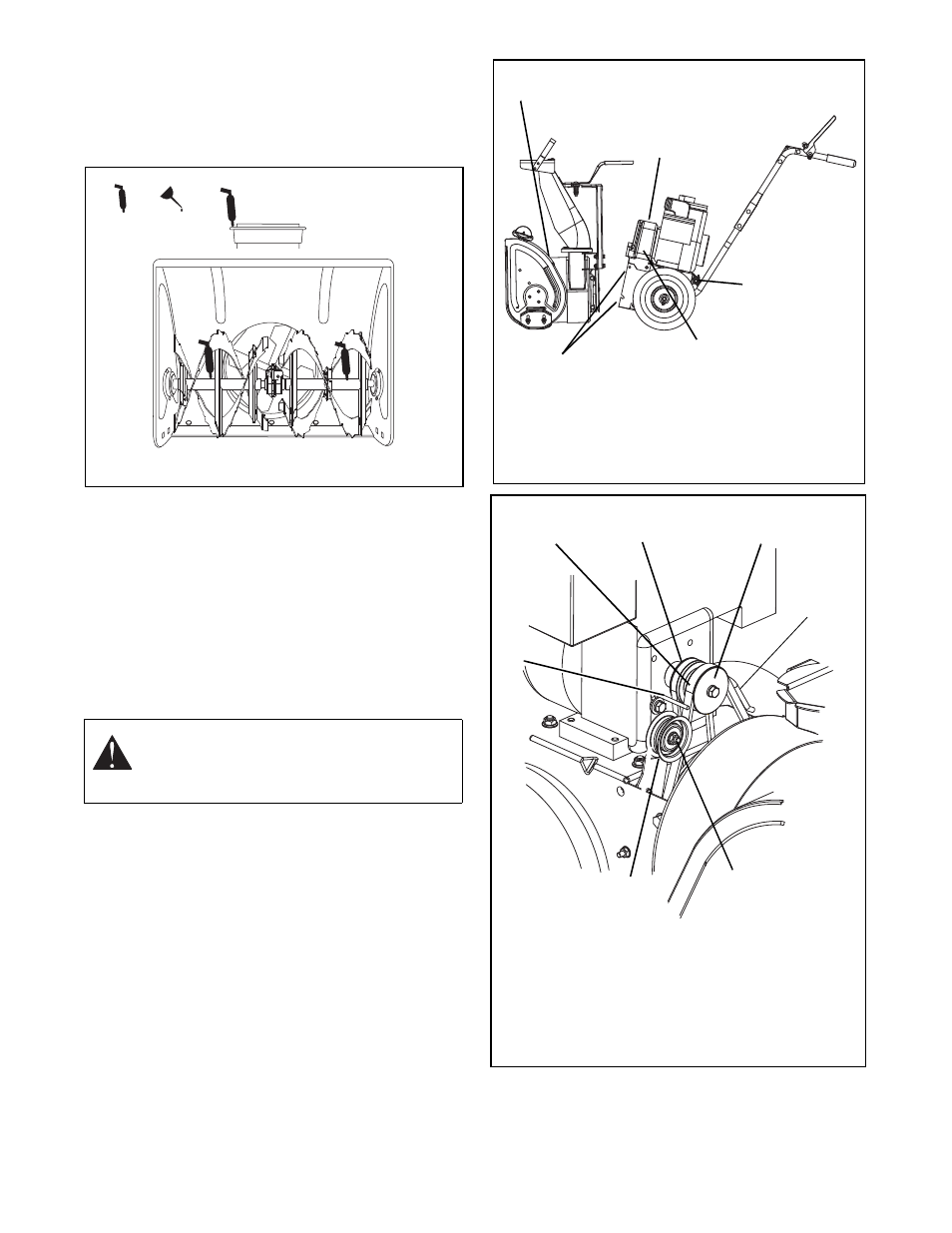 8 attachment drive belt replacement, Support sno-thro frame and housing, Remove attachment drive belt from lower pulley | Ariens 939 SNO-THRO 939001 User Manual | Page 15 / 33