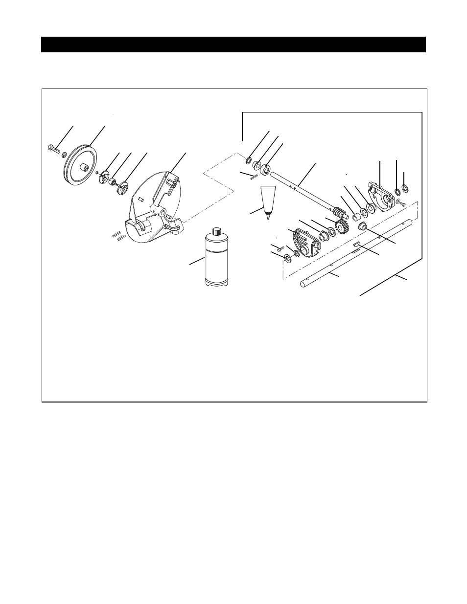 Gear case, 1 aluminum gear case | Ariens 939 SNO-THRO 939001 User Manual | Page 31 / 33